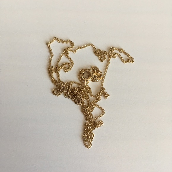 ☆SOLD☆HELEN FICALORA 14K YELLOW GOLD 24" NECKLACE - Picture 2 of 3